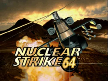 Nuclear Strike 64 (Germany) screen shot title